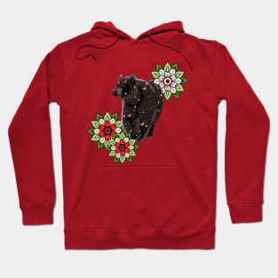 Night of brown bear Hoodie